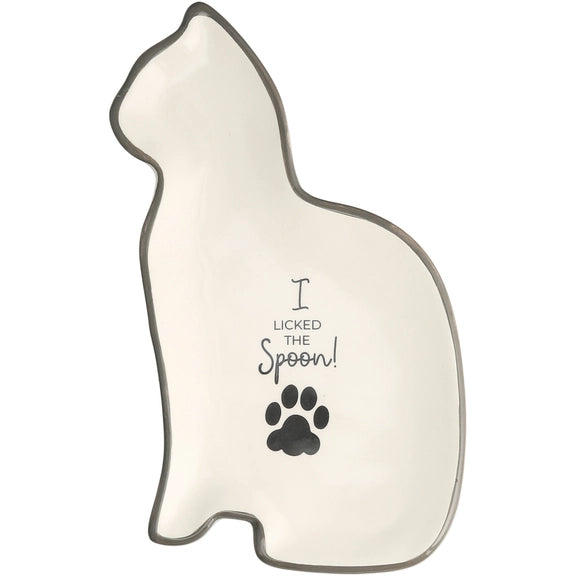 Cat "I Licked the Spoon" Rest