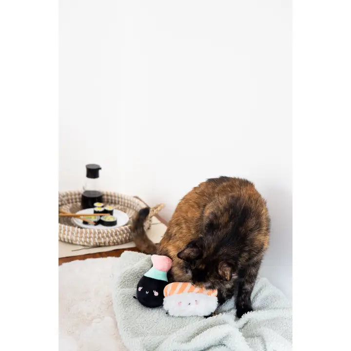 Sushi & Soy Sauce Cat Toy Set