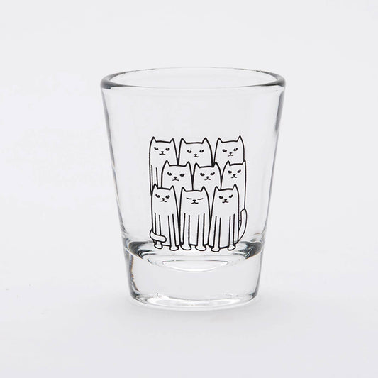 Whimsical Cat Shot Glass
