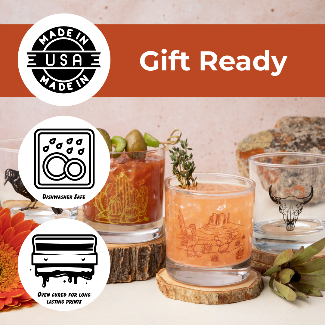 Cat Faces Whiskey Glass